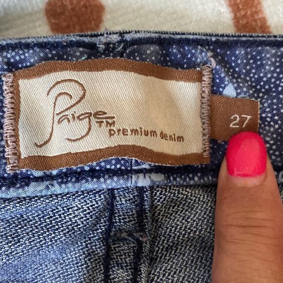 Paige Woman’s Classic Rise Boot Cut Jeans Size 27. See Video Benedict Canyon - Picture 3 of 15